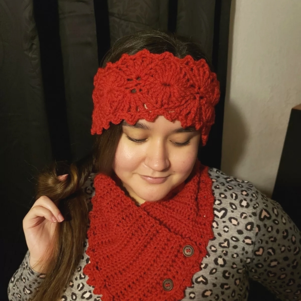 Crochet Neckwarmer/headband